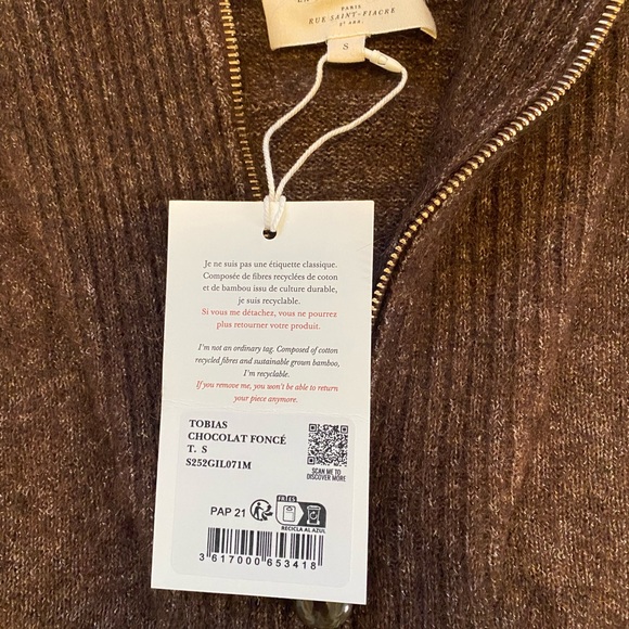 Sezane Tobias Sweater Jumper - Picture 5 of 6